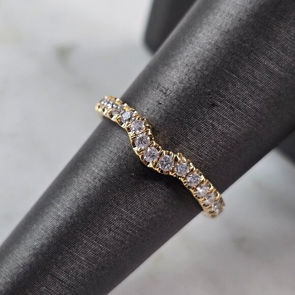 Womens Vintage Estate 14K Yellow Gold Neil Lane Diamond Ring 2.5g E7027 - Picture 1 of 7